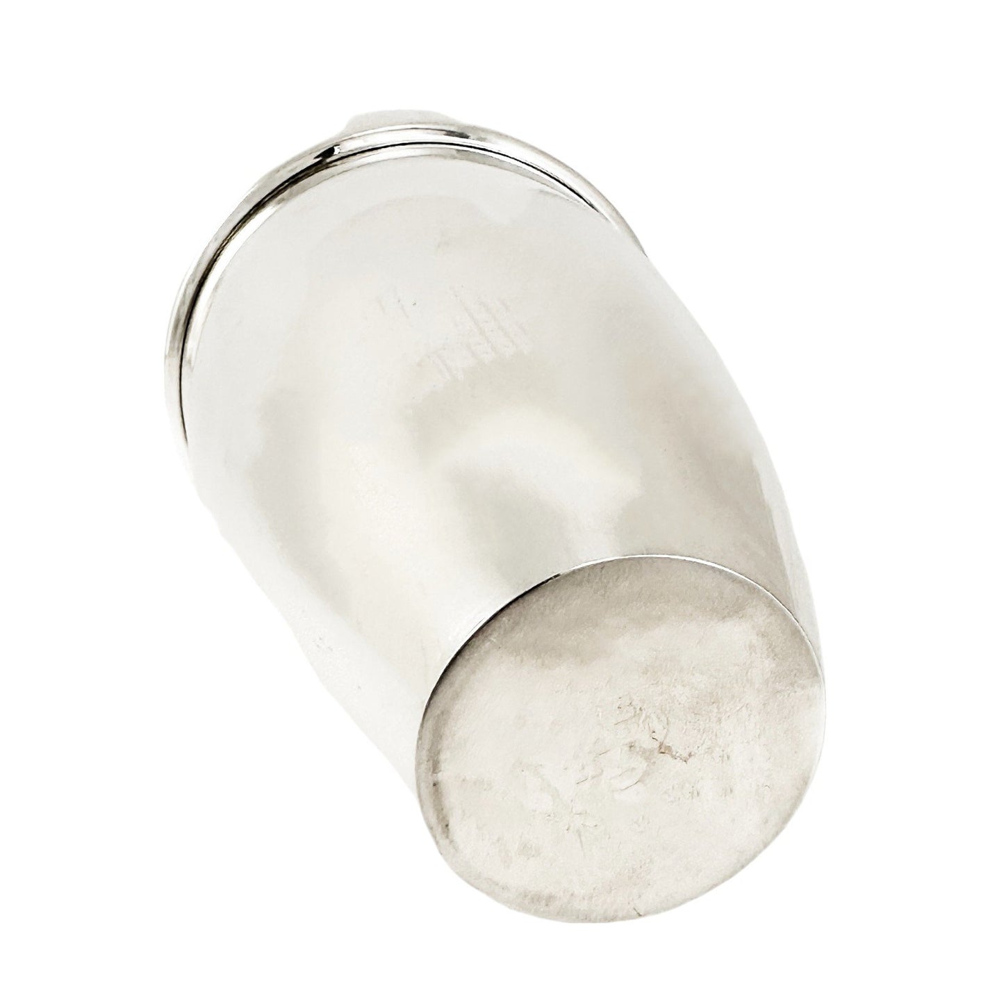 Art Deco Snowman silver plated novelty cocktail shaker 600 ml
