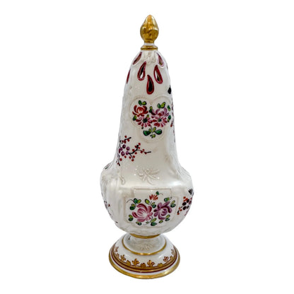 19th century Samson of Paris porcelain Chinese Export style armorial muffineer
