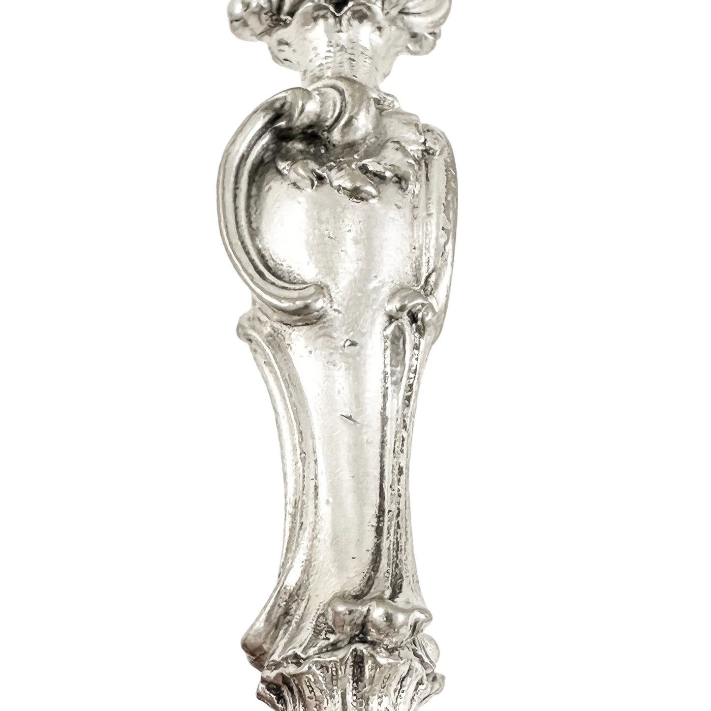 Edwardian Elkington silver plated Rococo candlesticks