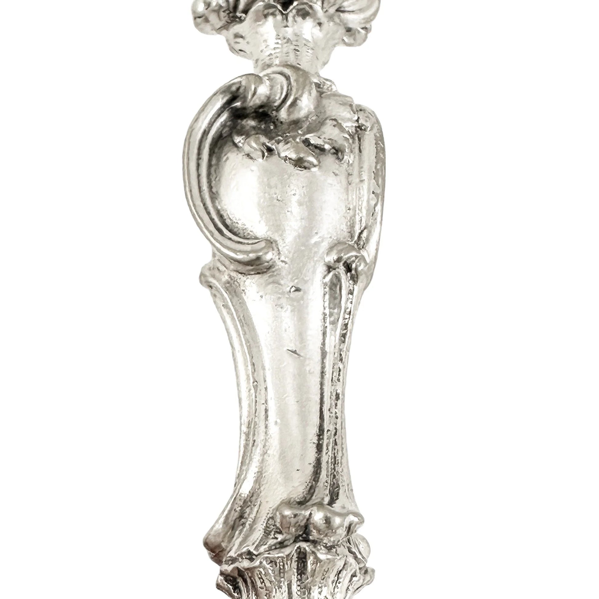Edwardian Elkington silver plated Rococo candlesticks