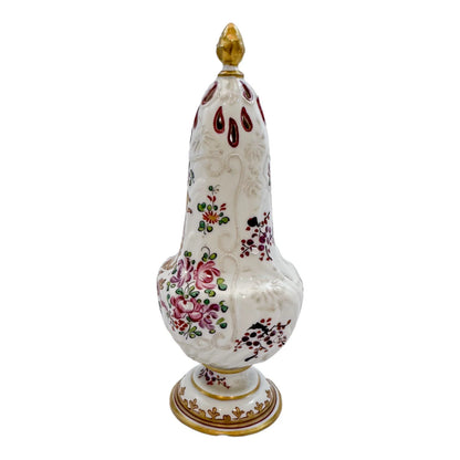 19th century Samson of Paris porcelain Chinese Export style armorial muffineer