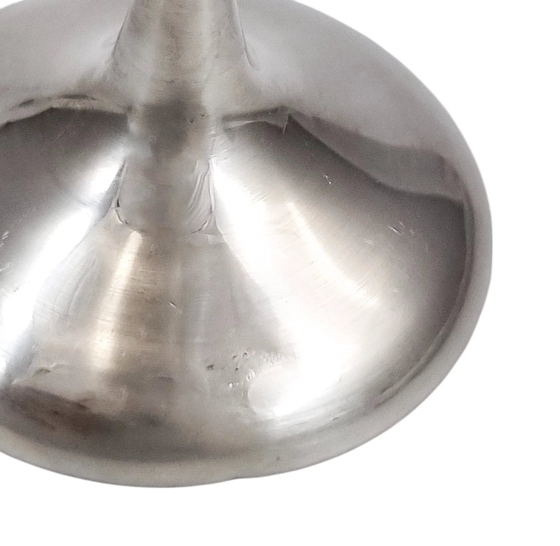 Vintage English sterling silver Kiddush cup with grapevine engraving, Jewish ceremonial goblet, 1969