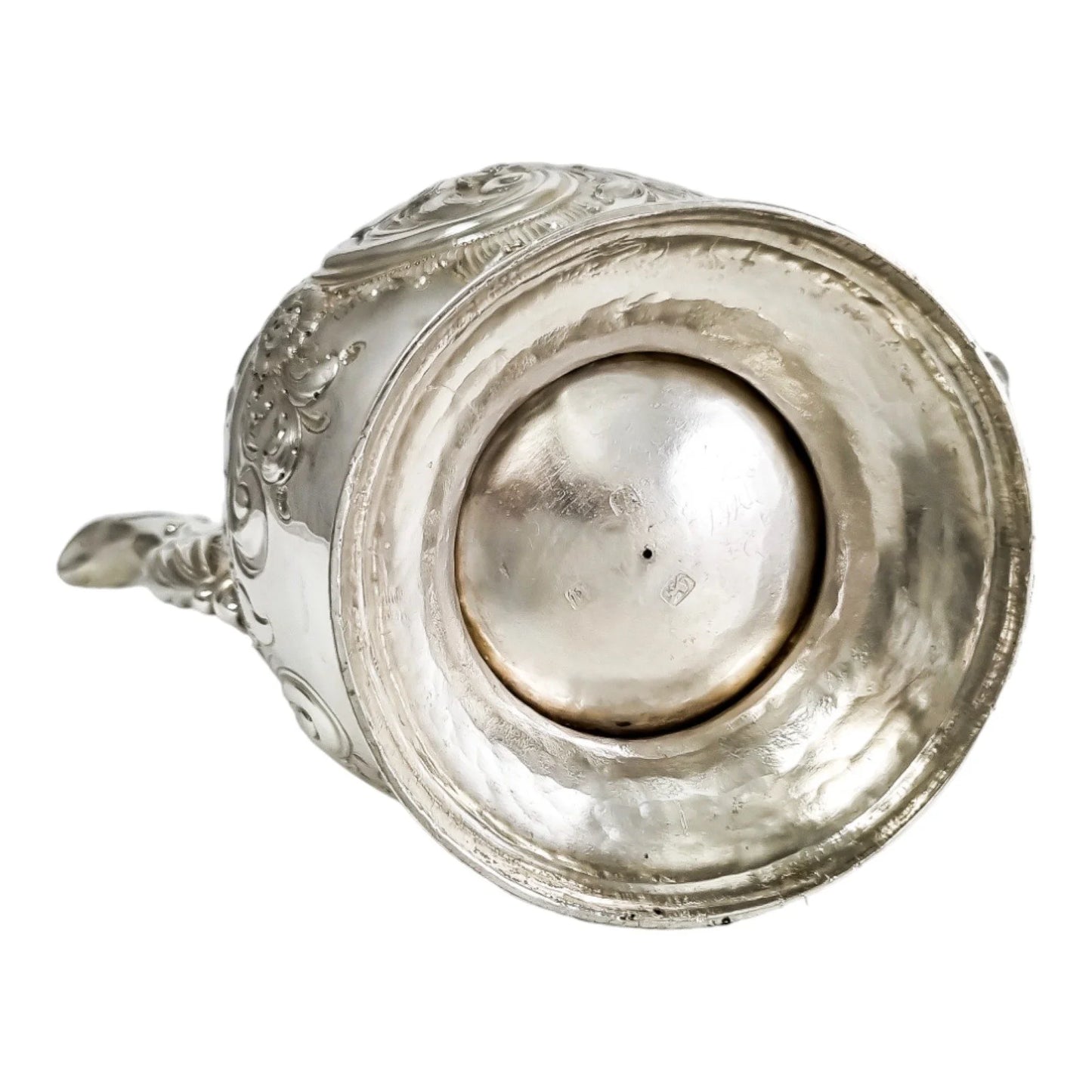 George III sterling silver pear-shaped Rococo coffeepot, 1767