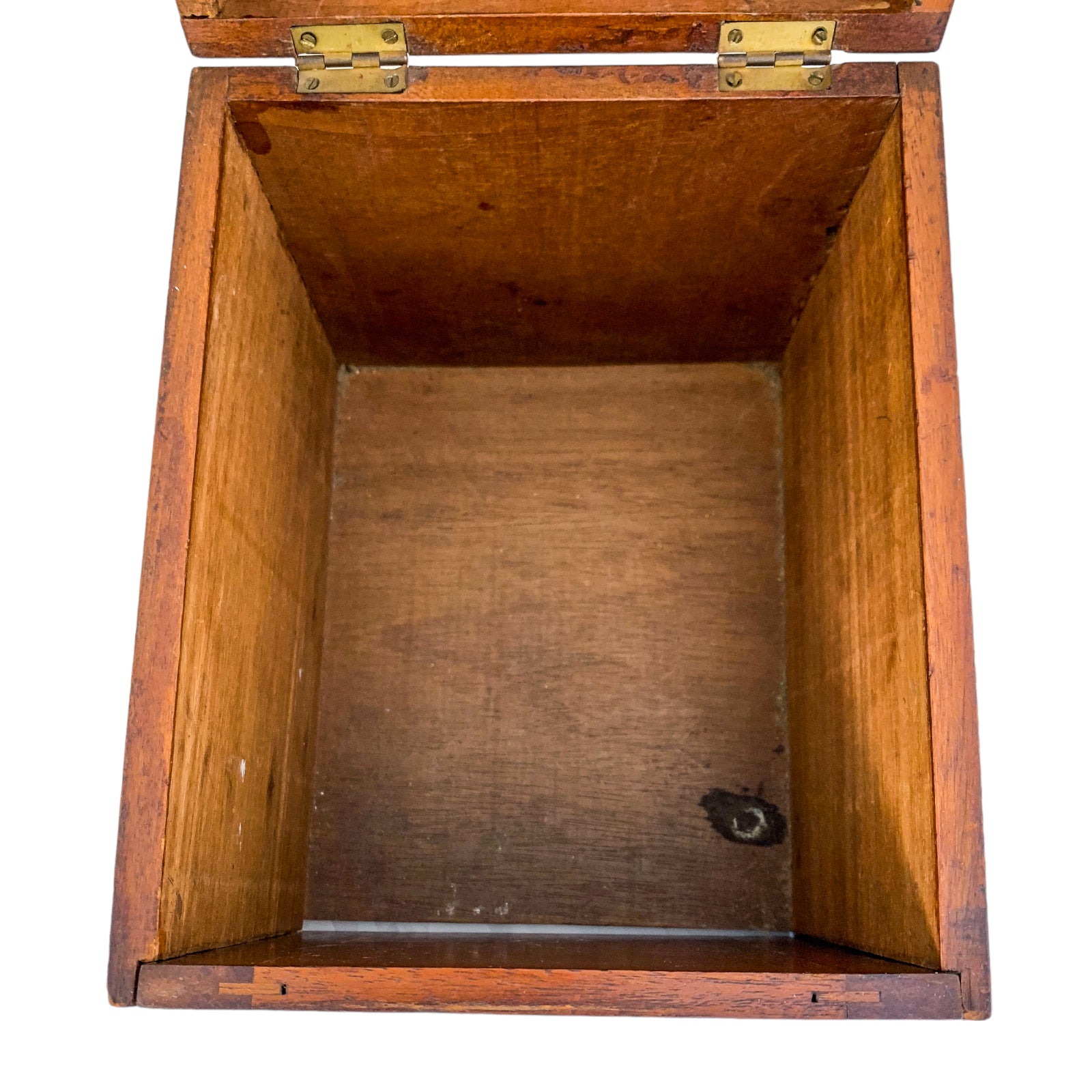 Late Victorian mahogany apothecary box / medicine chest with bottles