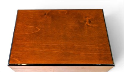 Savoy pearwood storage box, Spanish cedar interior
