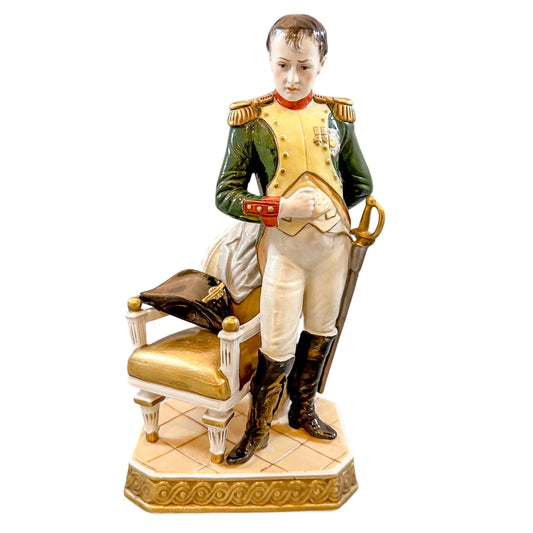 Vintage German porcelain Rudolf Kammer Napoleon Bonaparte figurine