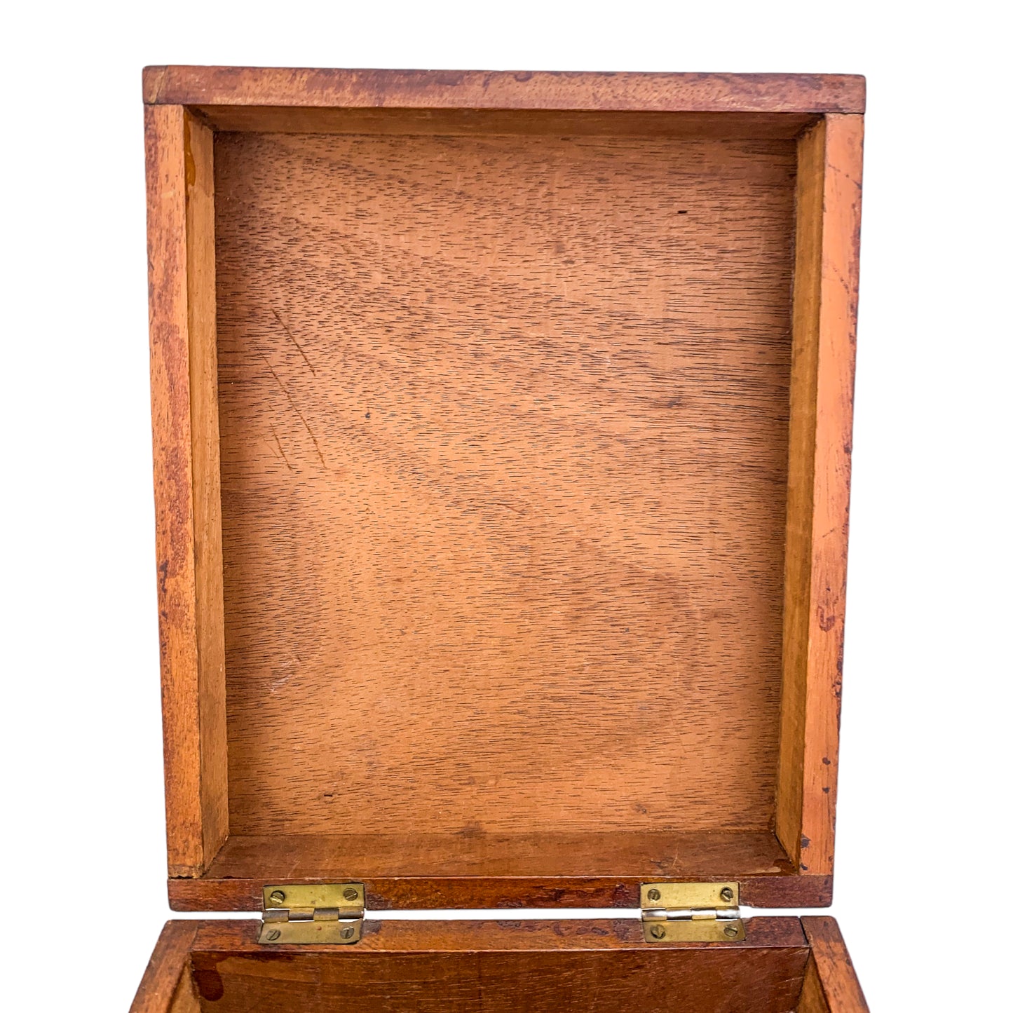 Late Victorian mahogany apothecary box / medicine chest with bottles