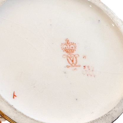Victorian Royal Crown Derby onion-shaped Imari jug / vase / ewer