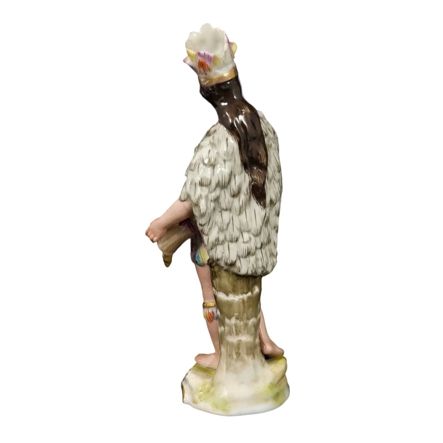 Allegorical porcelain figurine of America from “Four Continents” set