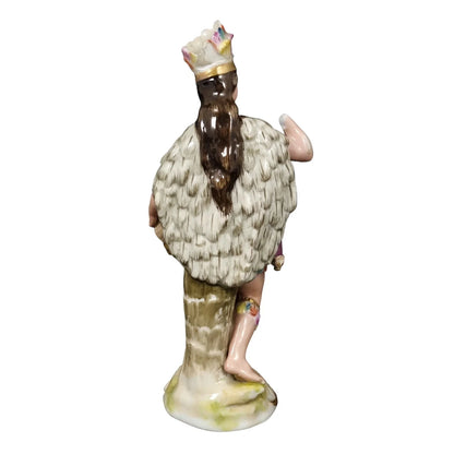 Allegorical porcelain figurine of America from “Four Continents” set