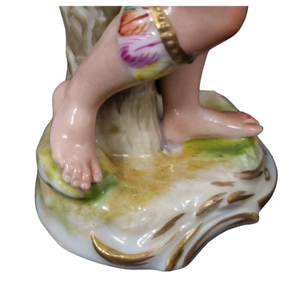 Allegorical porcelain figurine of America from “Four Continents” set