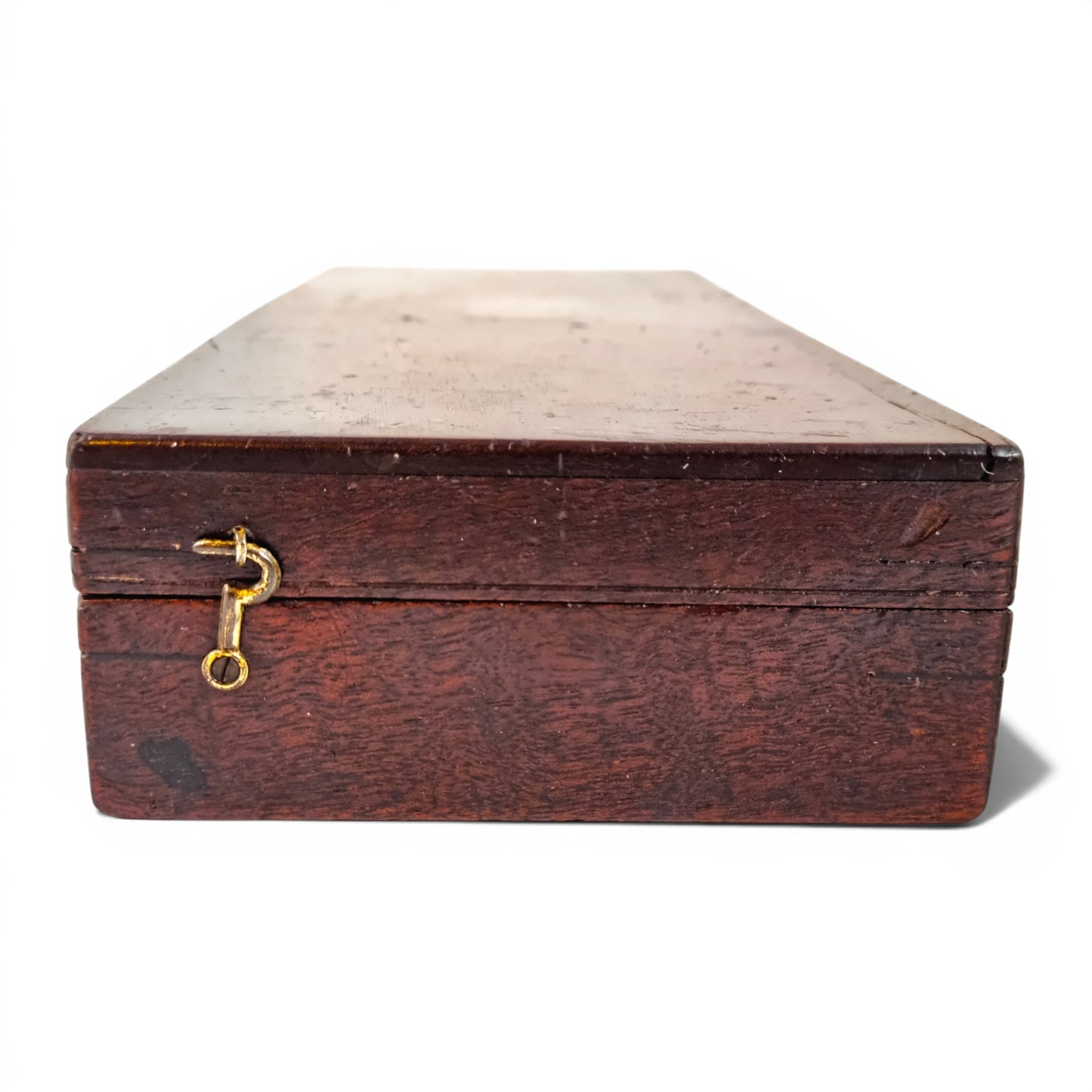 Victorian mahogany presentation case, brass cartouche