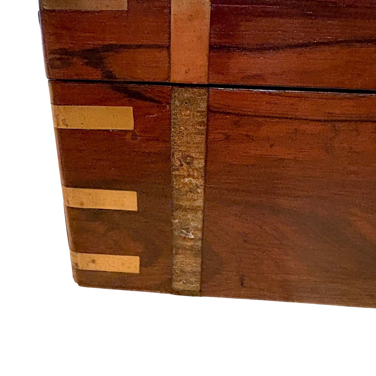 Victorian mahogany writing slope, secret drawers, working key
