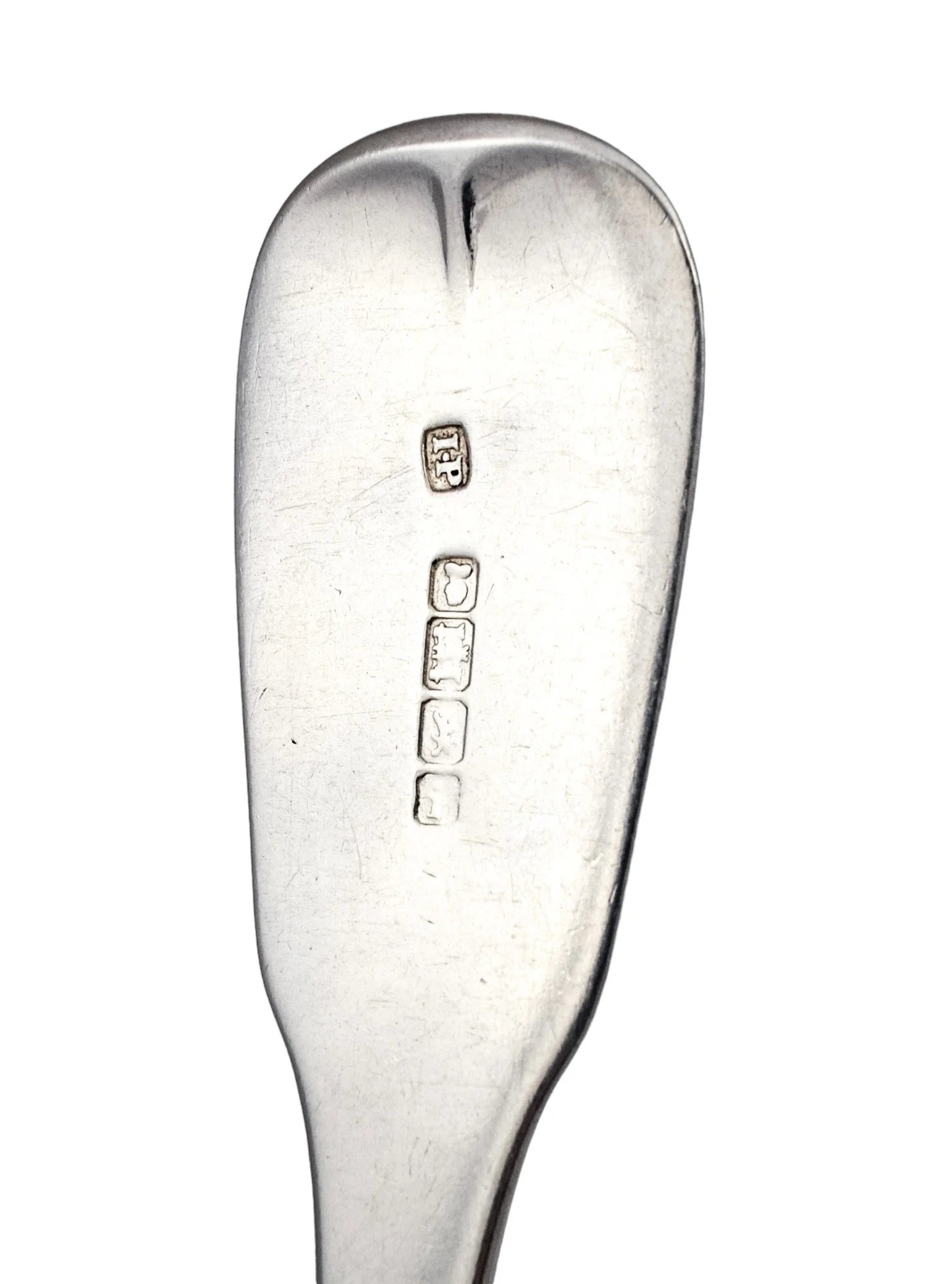 George IV English provincial silver large serving spoon