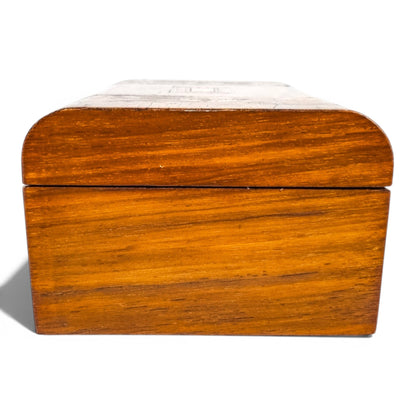Victorian Tunbridge Ware walnut sewing box, mosaic