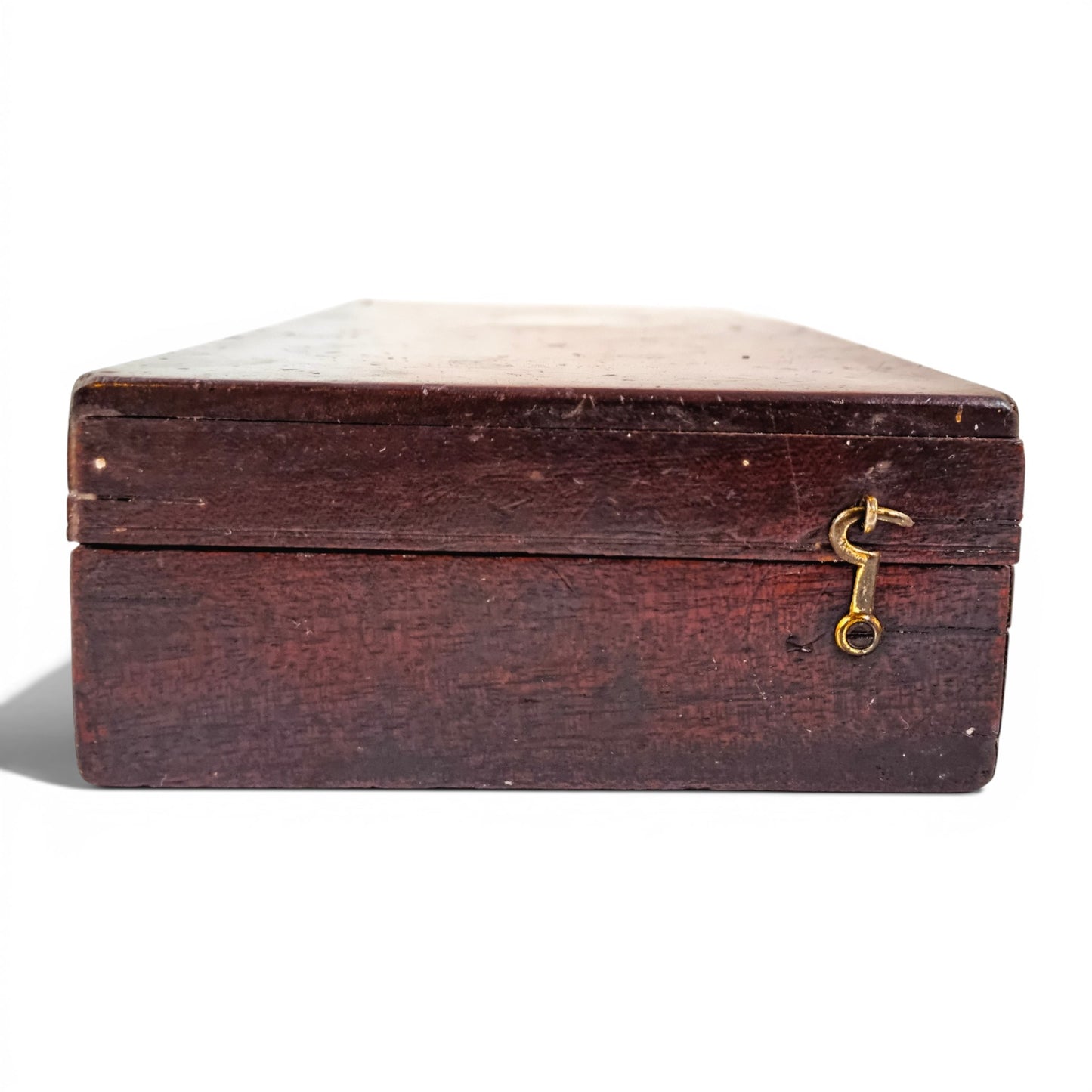 Victorian mahogany presentation case, brass cartouche