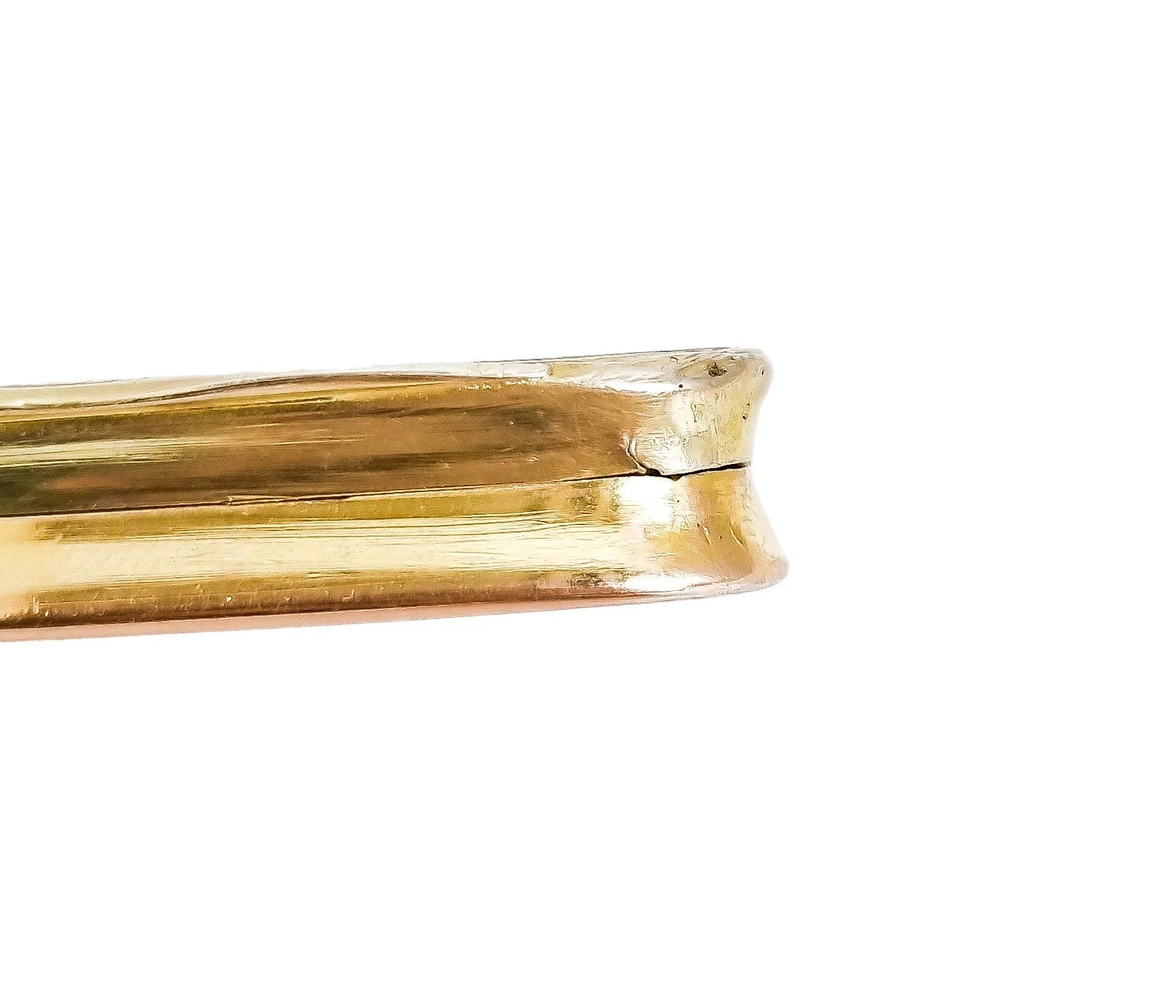 19th century parcel gilt vermeil silver snuff box in Arabesque style