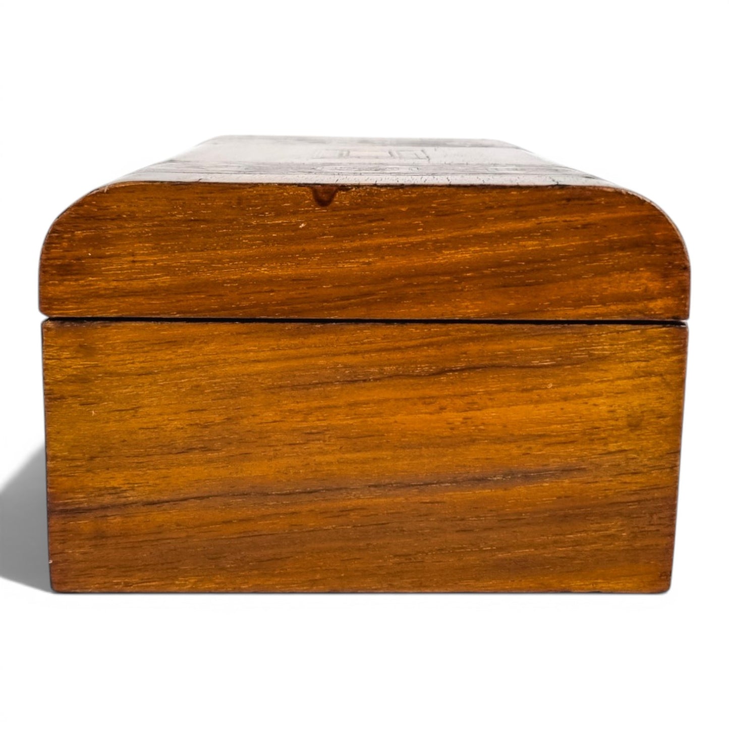 Victorian Tunbridge Ware walnut sewing box, mosaic