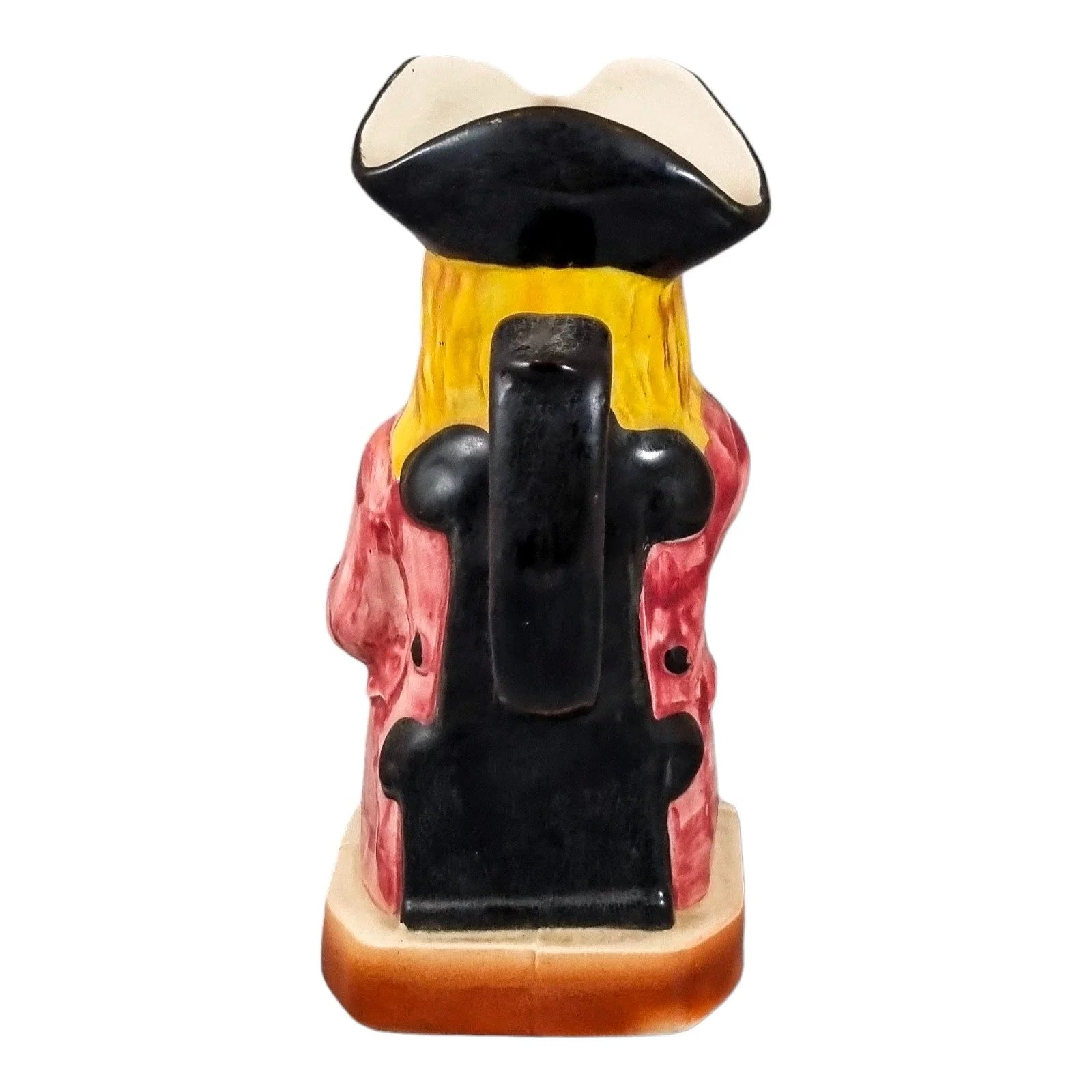 Avon Ware novelty milk pitcher Toby character jug of a seated Georgian man
