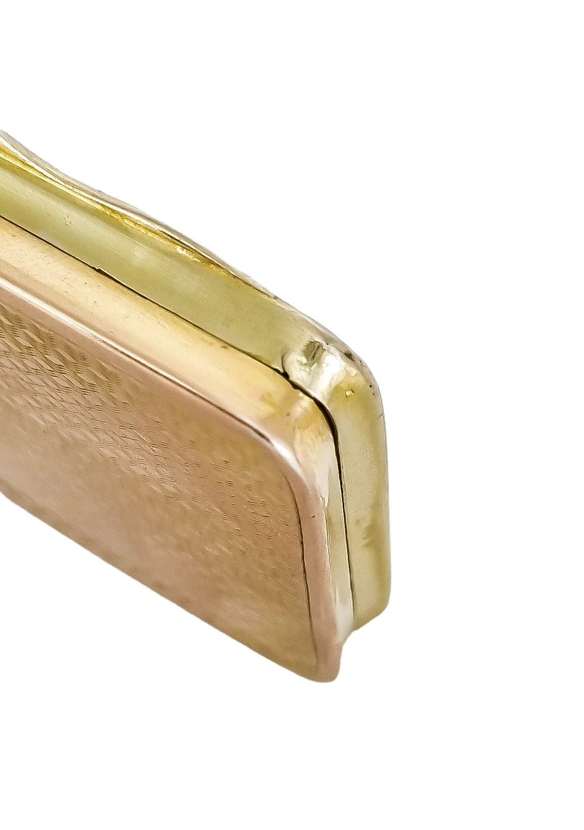 19th century parcel gilt vermeil silver snuff box in Arabesque style