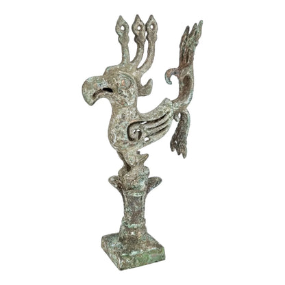 Sanxingdui bronze bird phoenix statue Shang dynasty