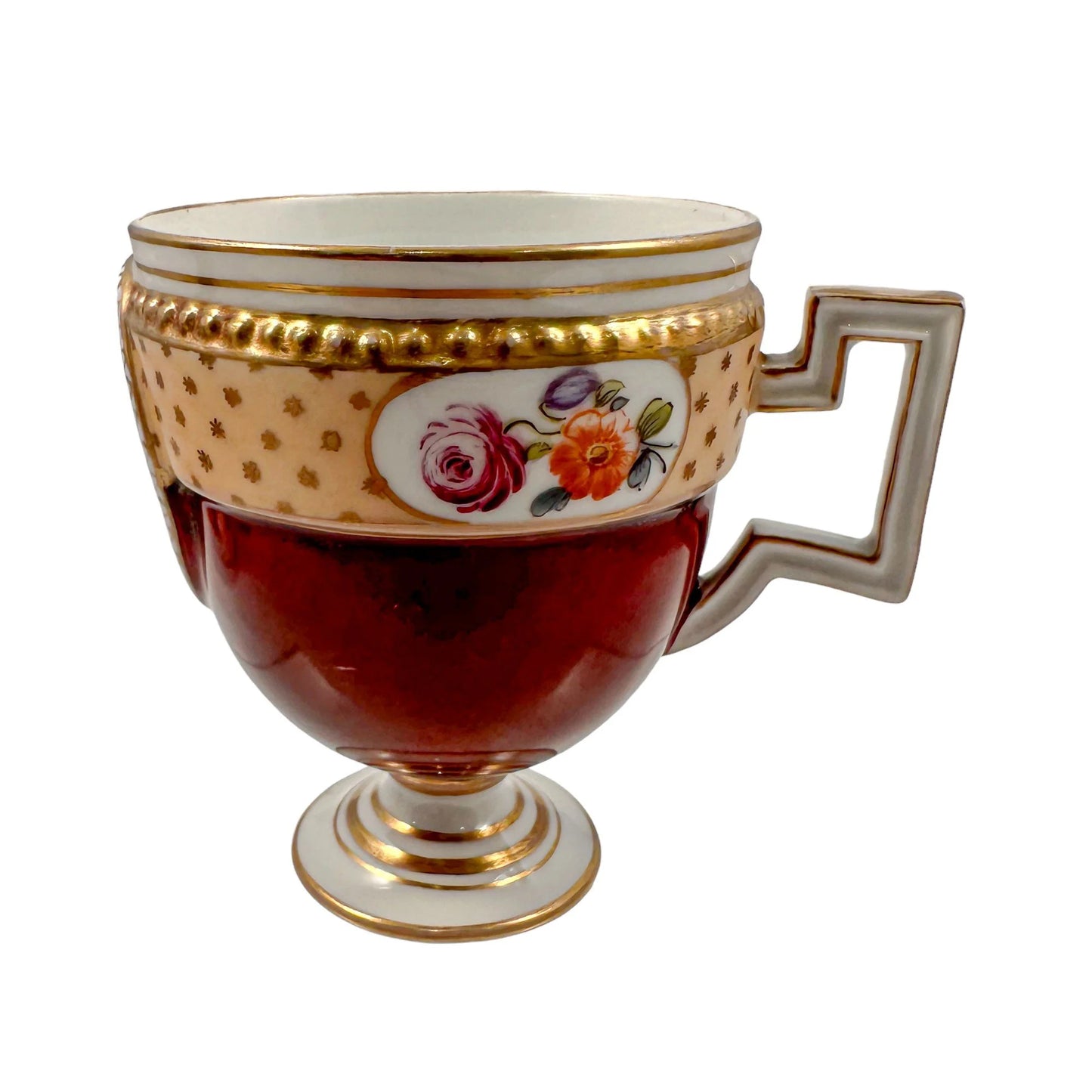 19th century Helena Wolfsohn Augustus Rex teacup and saucer