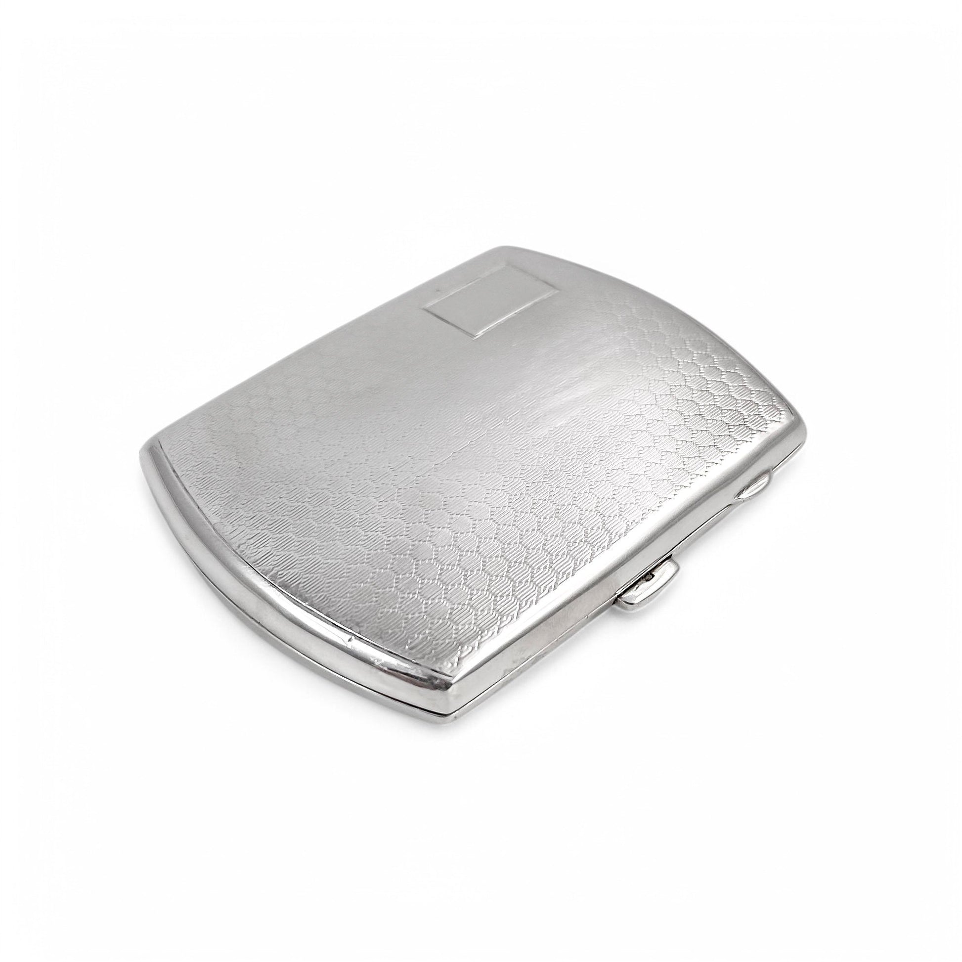 Art Deco gilt sterling silver lady's cigarette case or card case