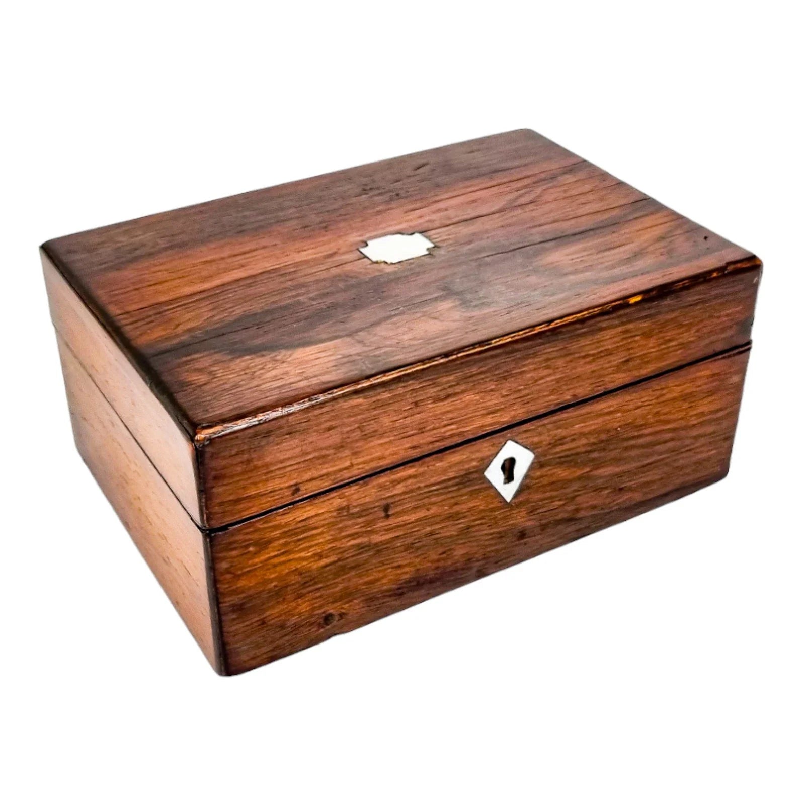 Victorian rosewood and mother-of-pearl storage lady’s workbox