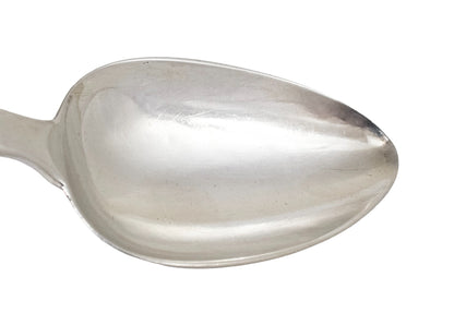 William IV sterling silver large Fiddle serving spoon, Charles Shipway 1835