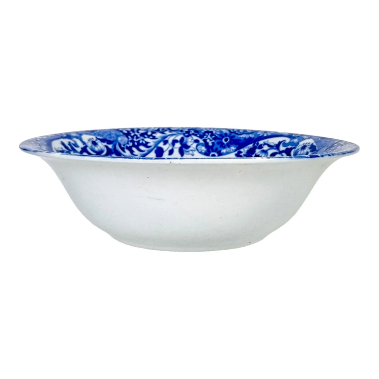 1930’s Copeland Spode porcelain blue “Italian” serving salad bowl