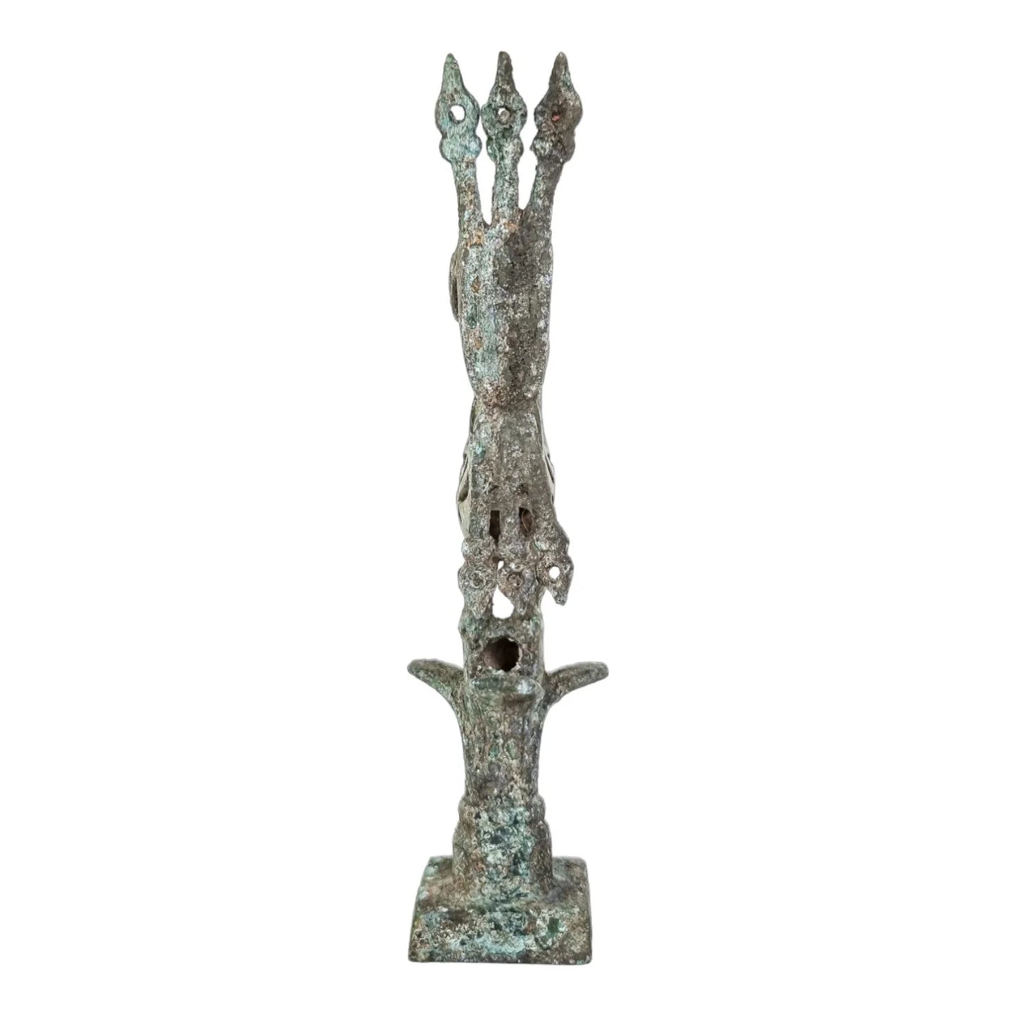 Sanxingdui bronze bird phoenix statue Shang dynasty