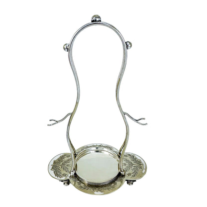 Victorian Edinburgh crystal 'Thistle' decanter set, 2 cordial glasses