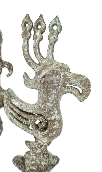 Sanxingdui bronze bird phoenix statue Shang dynasty