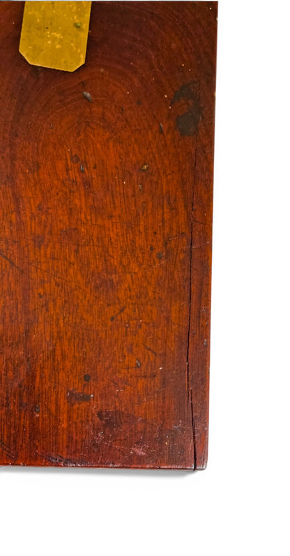 Victorian mahogany presentation case, brass cartouche