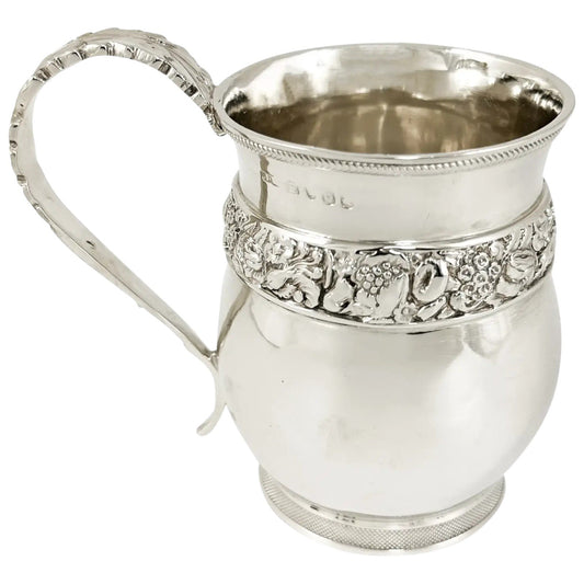 William IV Joseph Angell sterling silver lady’s mug / Christening cup 1817