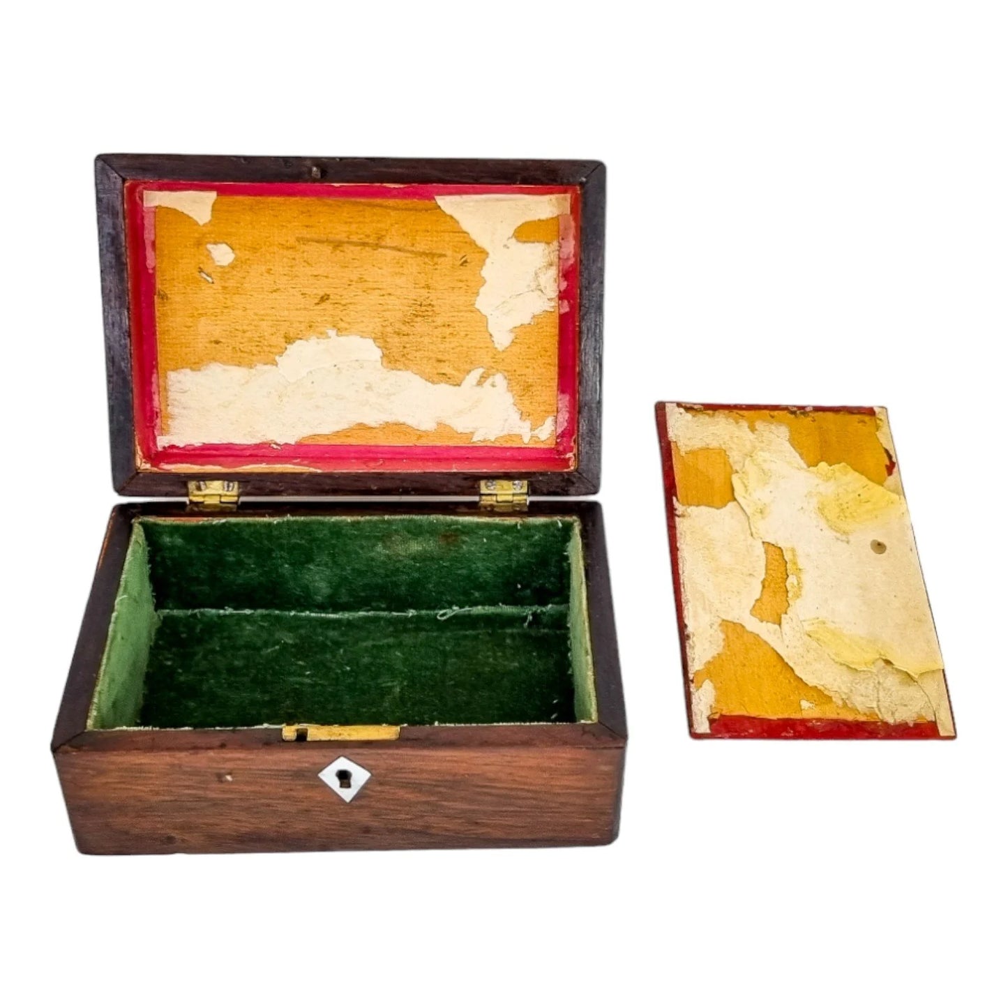 Victorian rosewood and mother-of-pearl storage lady’s workbox