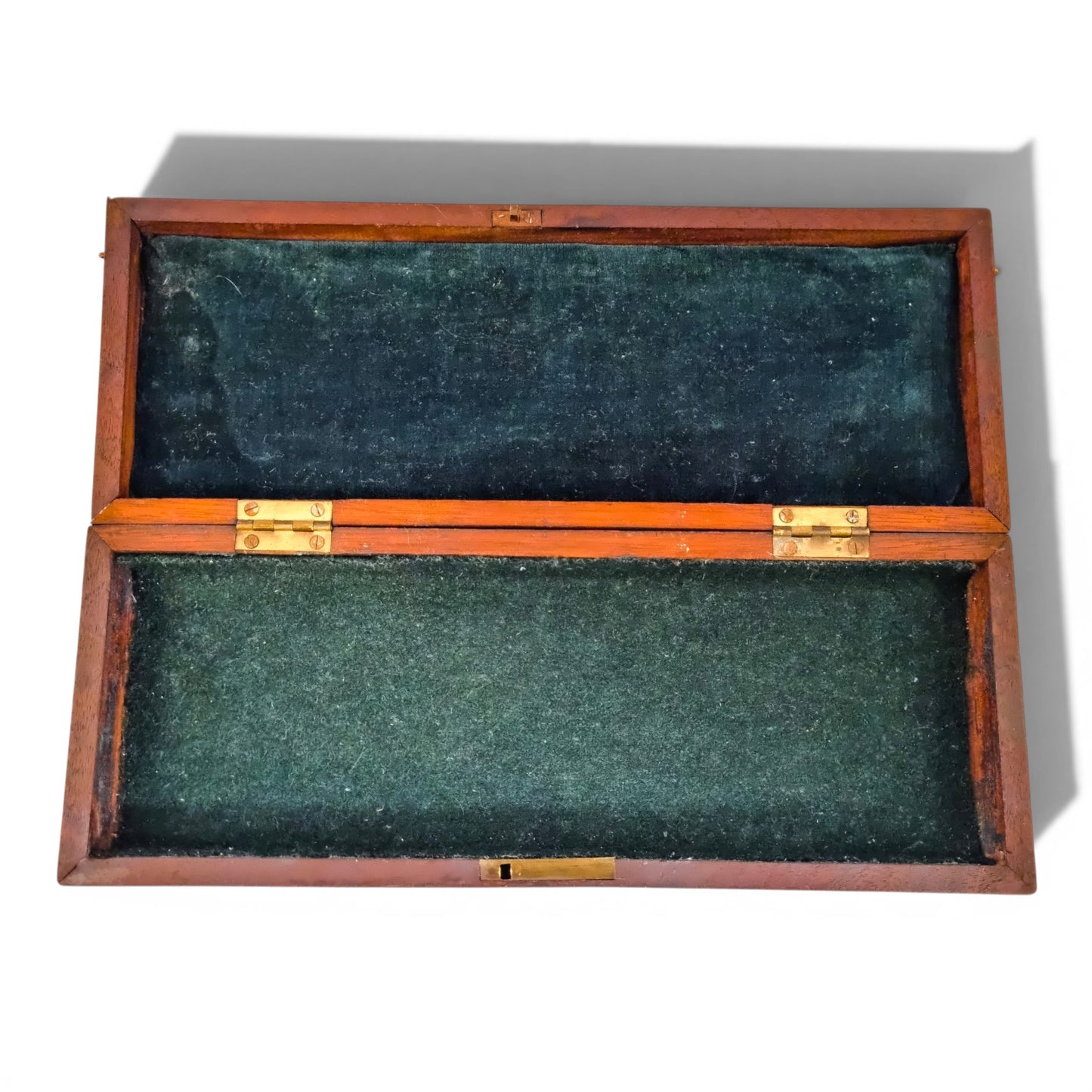 Victorian mahogany presentation case, brass cartouche