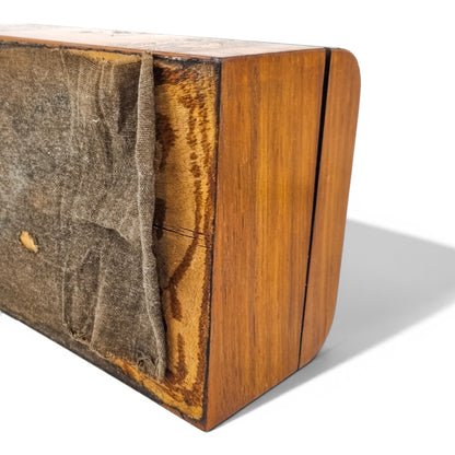 Victorian Tunbridge Ware walnut sewing box, mosaic