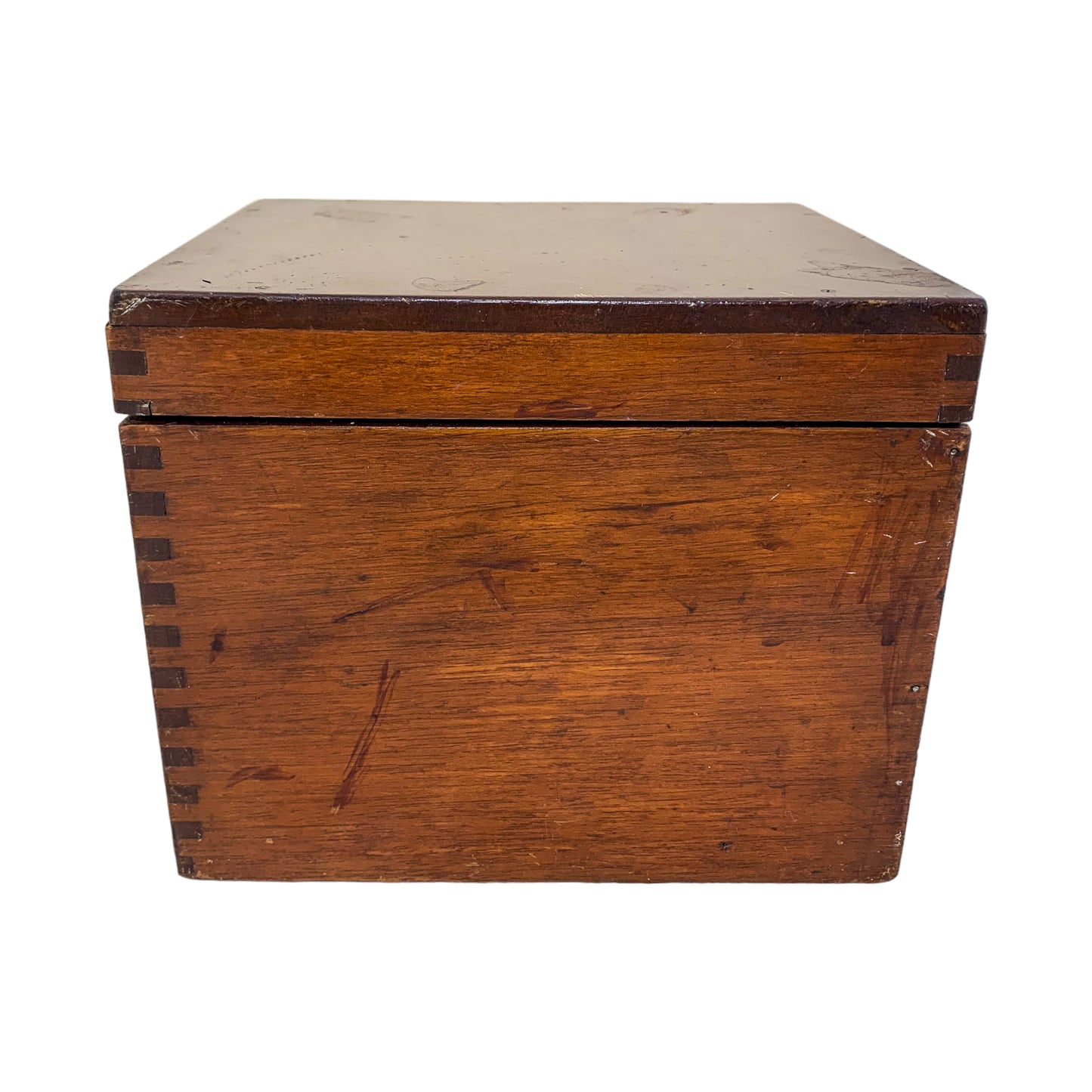 Late Victorian mahogany apothecary box / medicine chest with bottles