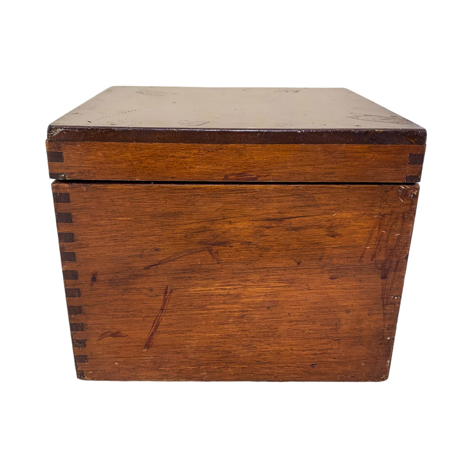 Late Victorian mahogany apothecary box / medicine chest with bottles