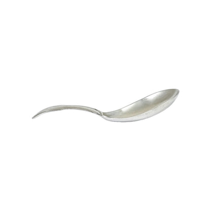George IV Joseph Willmore sterling silver tea caddy spoon, fiddle thread, 1821