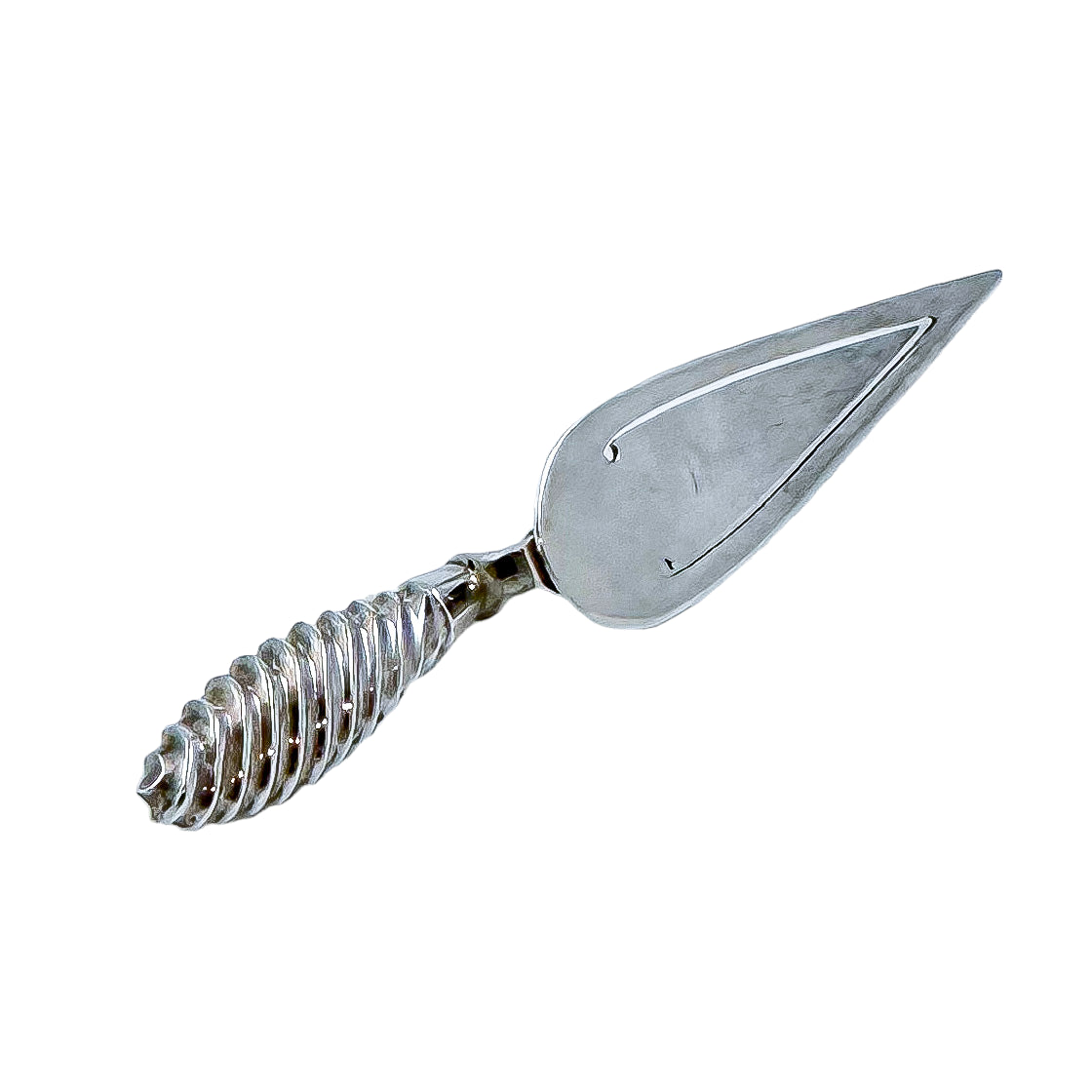 Edwardian sterling silver novelty trowel shaped bookmark page turner