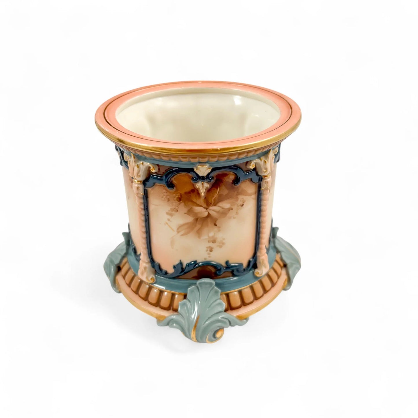 Hadley’s Worcester faience jardinière, late 19th century