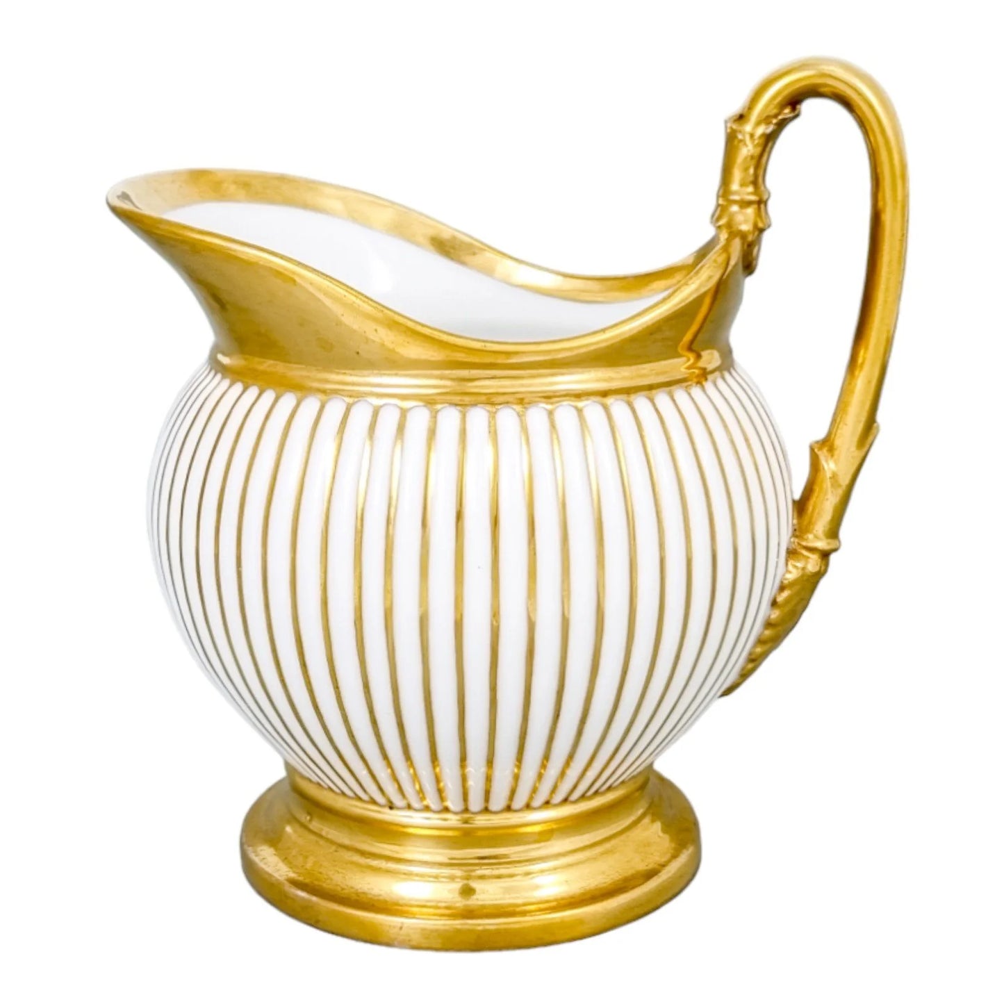 1830’s Old Paris porcelain large gilded milk jug / carafe, Jean-Pierre Feuillet