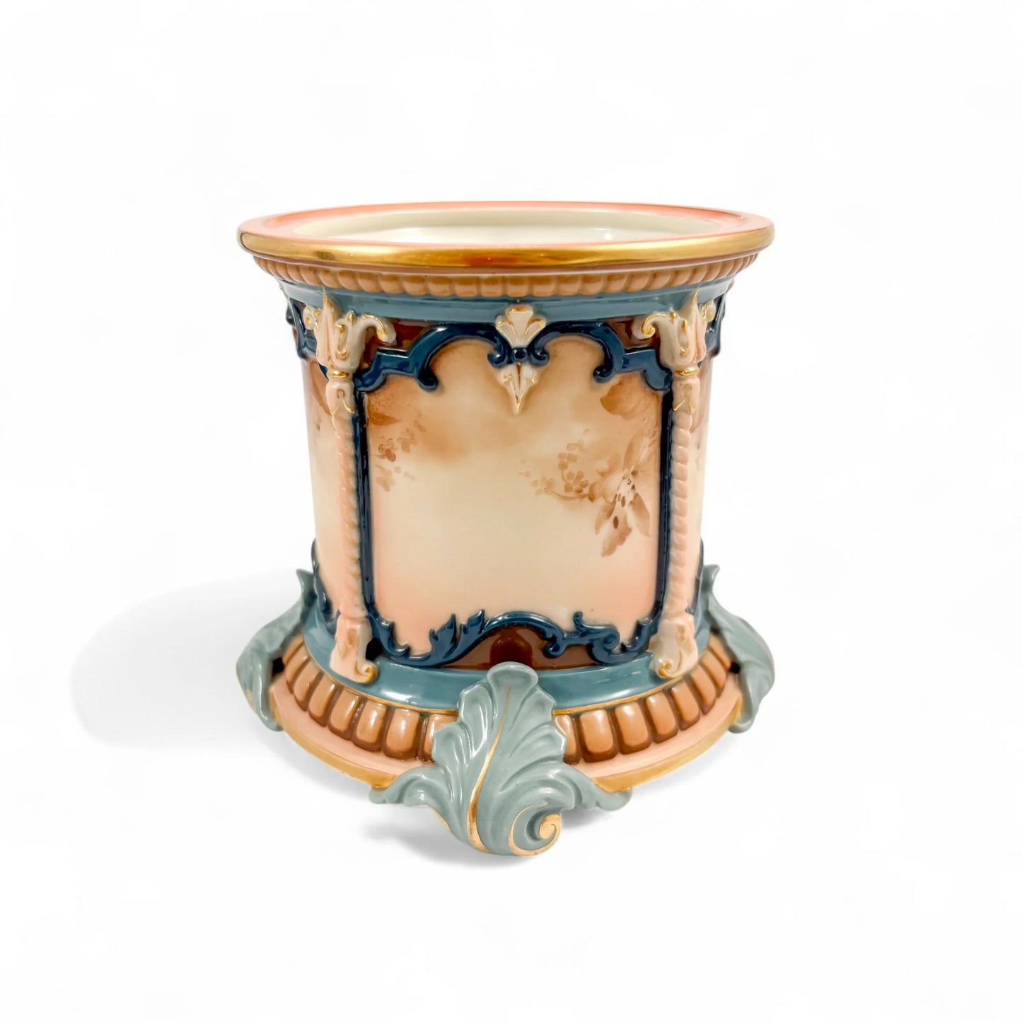 Hadley’s Worcester faience jardinière, late 19th century