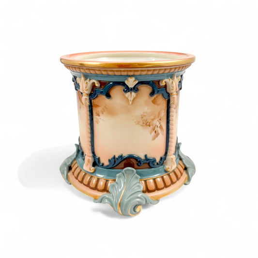 Hadley’s Worcester faience jardinière, late 19th century