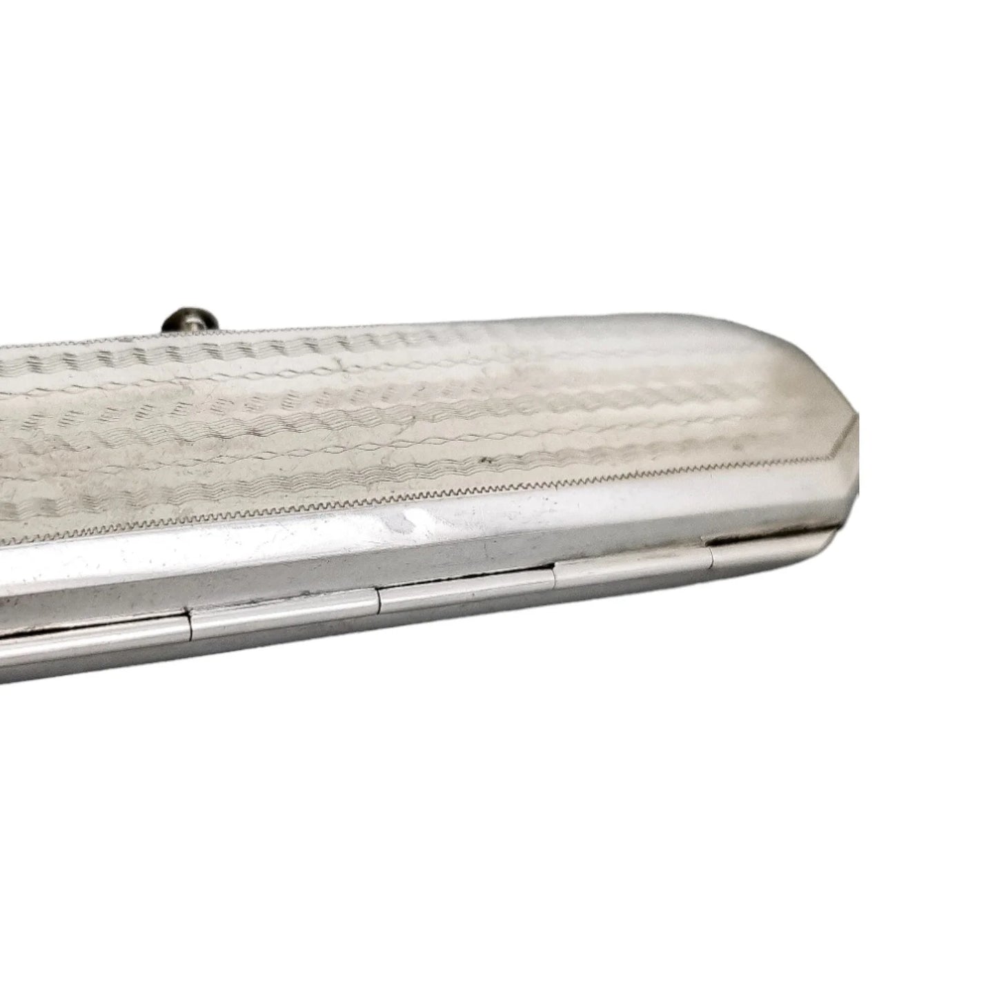 1880's Dutch silver spectacle glasses case in Neoclassical style