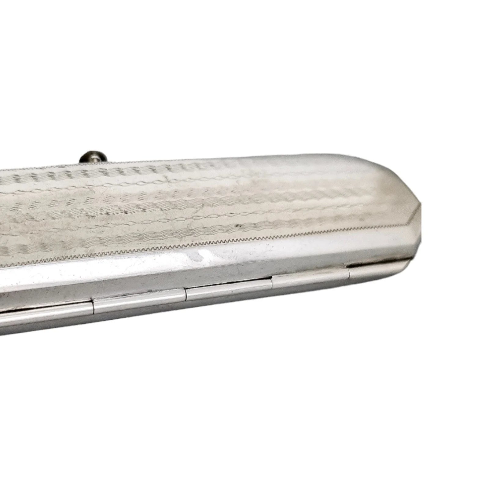 1880's Dutch silver spectacle glasses case in Neoclassical style