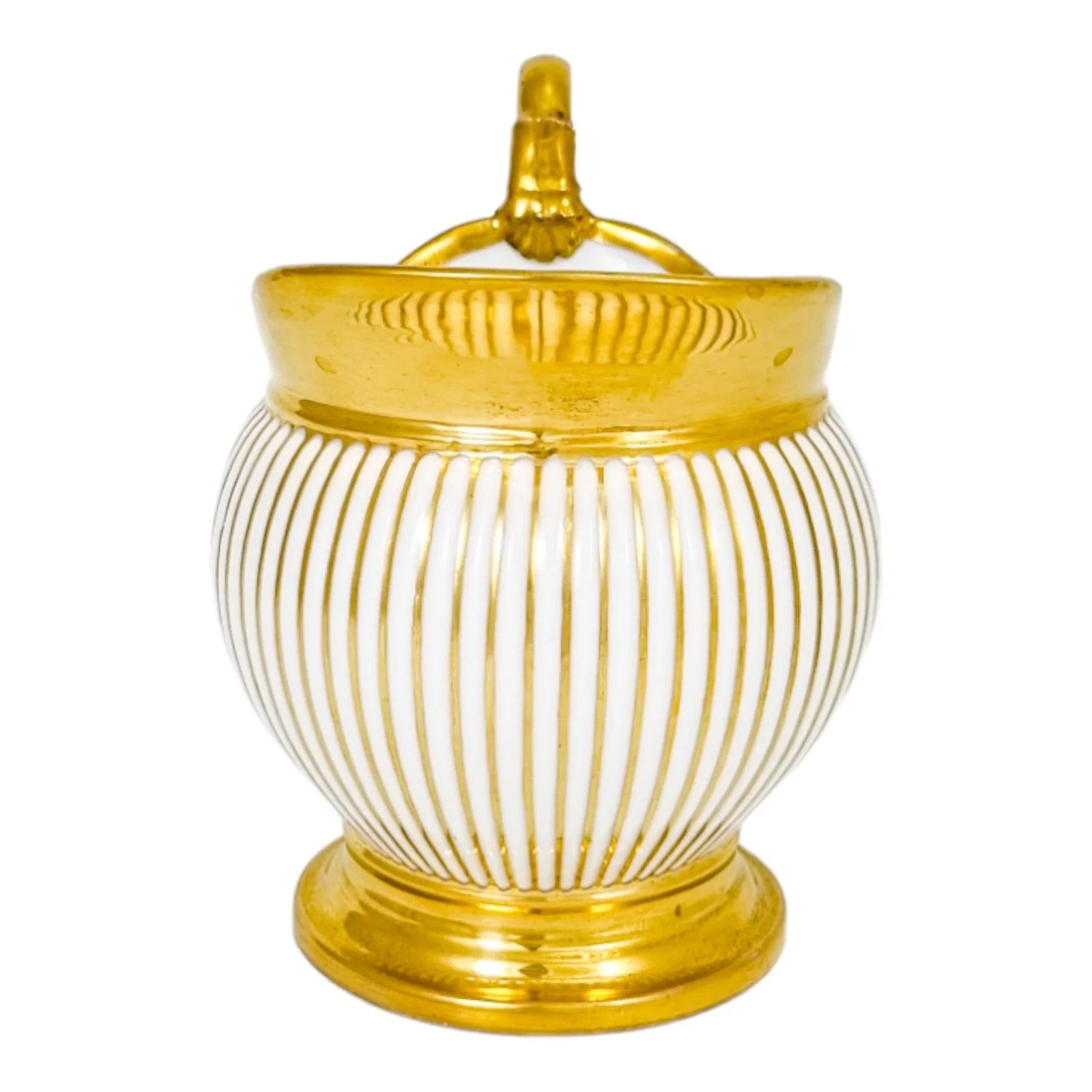 1830’s Old Paris porcelain large gilded milk jug / carafe, Jean-Pierre Feuillet