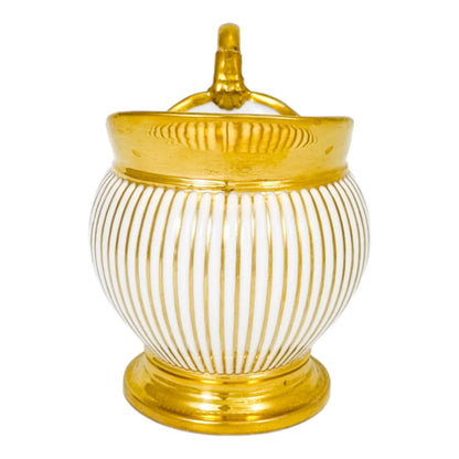 1830’s Old Paris porcelain large gilded milk jug / carafe, Jean-Pierre Feuillet